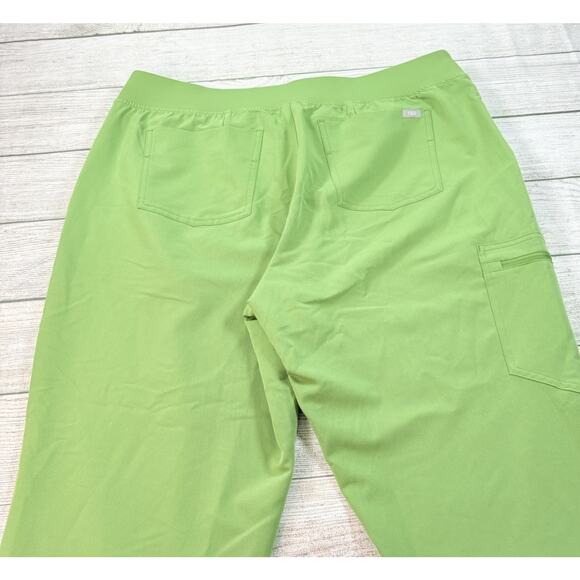 Figs Women’s Zamora High Waisted Jogger Scrub Drawstring Pants Green Size XXL/P - Picture 10 of 13